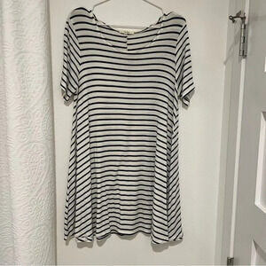 TRES BIEN Striped Dress